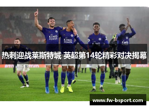 热刺迎战莱斯特城 英超第14轮精彩对决揭幕
